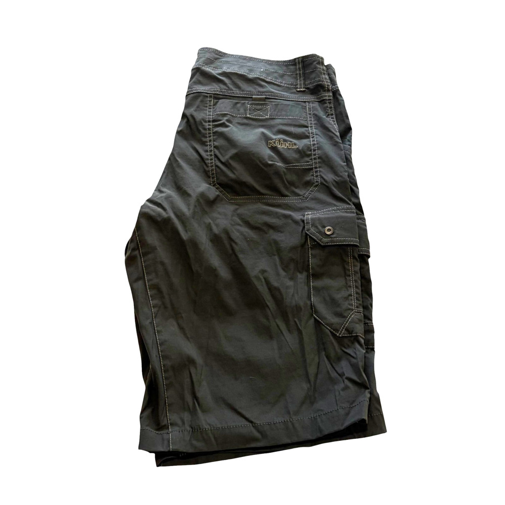 Kuhl Ambush Cargo Shorts Mens 36 Gray Hiking Outdoor Utility